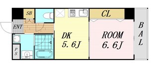 天神橋筋六丁目駅 徒歩7分 5階の物件間取画像